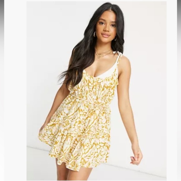 GRACE KARIN Ladies Casual Strappy Floral Beach Dresses A Line Smocked Max